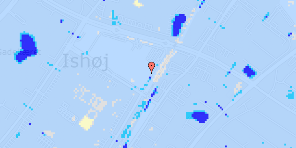 Ekstrem regn på Ishøj Østergade 18, 10. 1