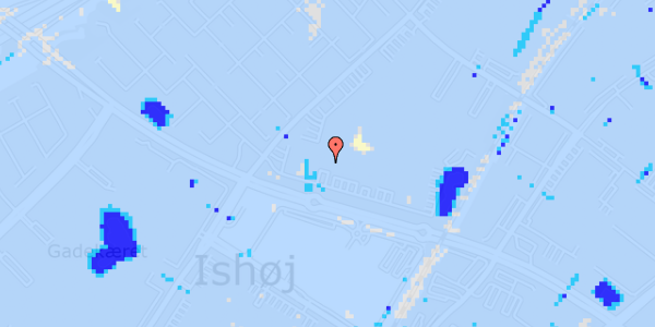 Ekstrem regn på Landlyststien 16, 3. th