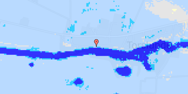 Ekstrem regn på Torslunde Bygade 27