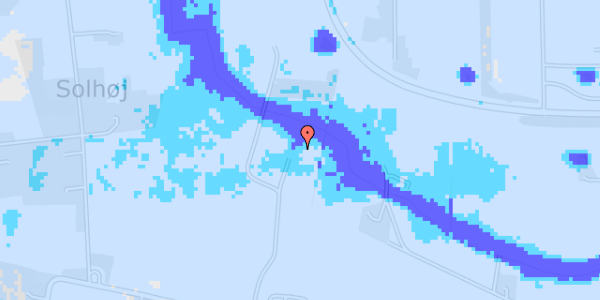 Ekstrem regn på Torslundevej 178