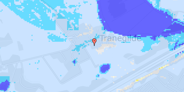 Ekstrem regn på Tranegilde Bygade 24