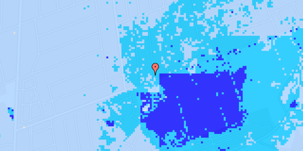 Ekstrem regn på Arnborgvej 30