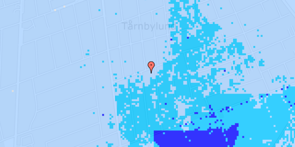 Ekstrem regn på Fjelstrupvej 7