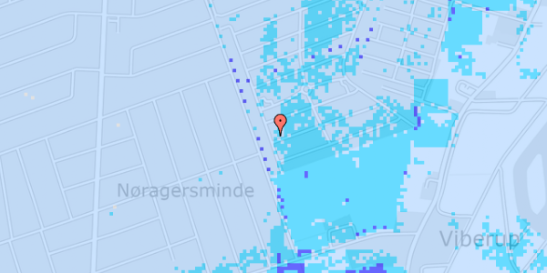 Ekstrem regn på Hf. Nordre Vang 293