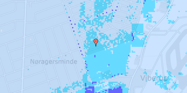 Ekstrem regn på Hf. Nordre Vang 340