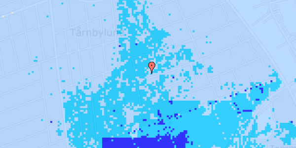 Ekstrem regn på Jerslev Alle 46B