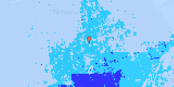 Ekstrem regn på Jerslev Alle 55