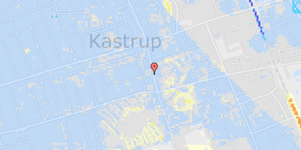 Ekstrem regn på Kastrupvej 314, st. th