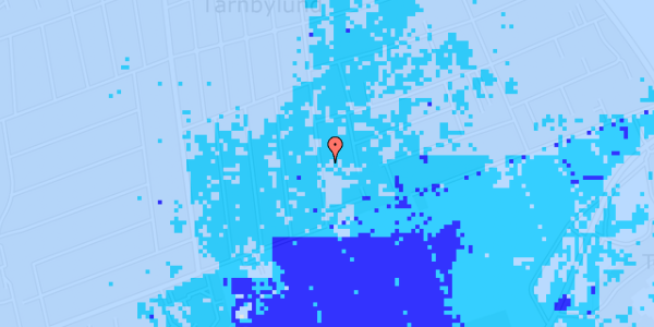 Ekstrem regn på Munkebjergvej 91