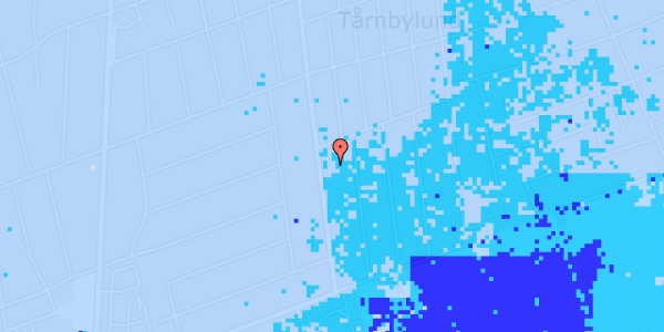 Ekstrem regn på Oliefabriksvej 185