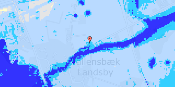 Ekstrem regn på Brøndbyvej 190