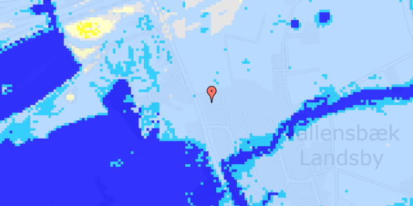 Ekstrem regn på Bysvinget 9