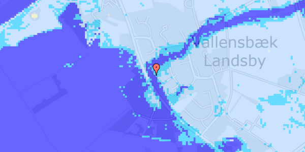 Ekstrem regn på Engvej 34