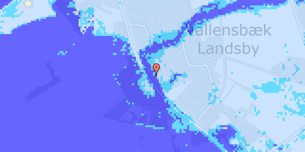 Ekstrem regn på Engvej 40