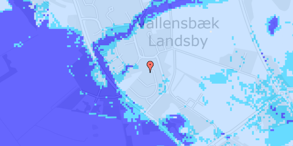 Ekstrem regn på Møllestensvej 20