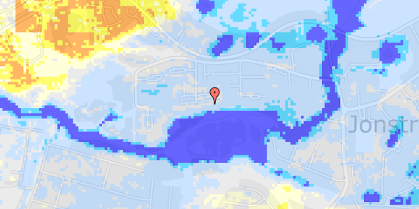 Ekstrem regn på Bringebakken 43