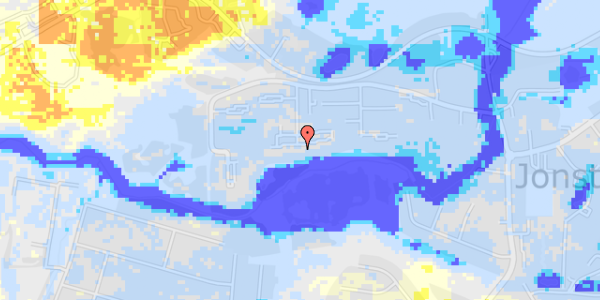 Ekstrem regn på Bringebakken 55