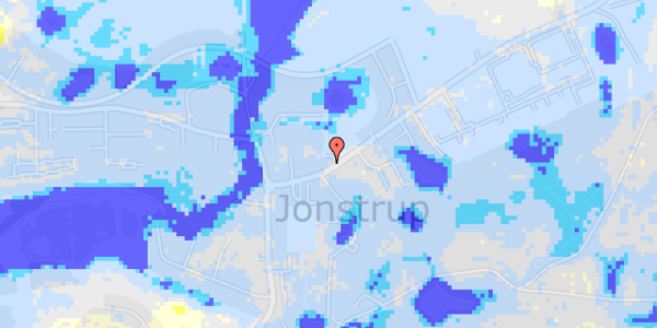 Ekstrem regn på Jonstrupvangvej 140, 1. th