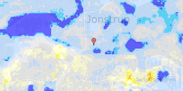 Ekstrem regn på Jonstrupvej 260B