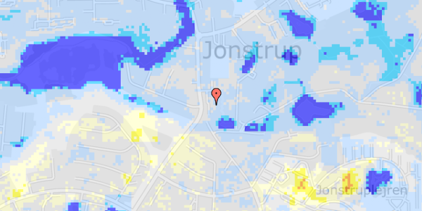 Ekstrem regn på Jonstrupvej 262A