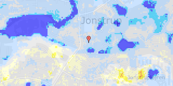 Ekstrem regn på Jonstrupvej 262C