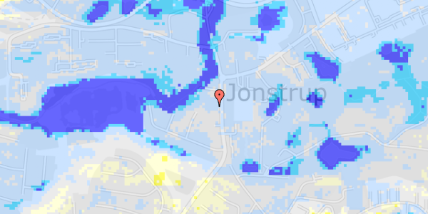 Ekstrem regn på Jonstrupvej 263B