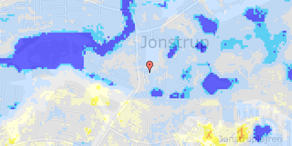 Ekstrem regn på Jonstrupvej 266B