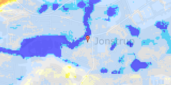 Ekstrem regn på Jonstrupvej 269D