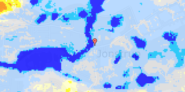 Ekstrem regn på Jonstrupvej 275