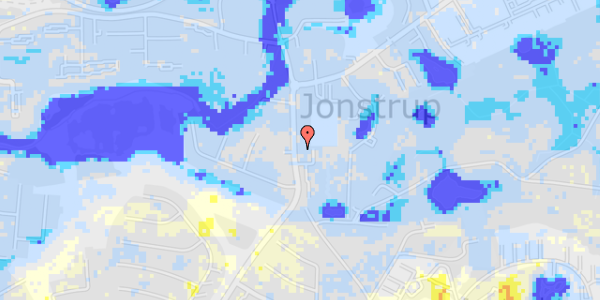 Ekstrem regn på Jonstrupvej 276