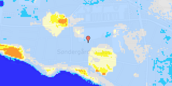 Ekstrem regn på Bøgevej 1