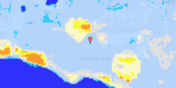 Ekstrem regn på Enebærvej 3