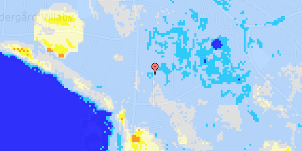 Ekstrem regn på Evavej 36