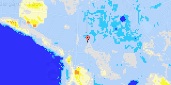 Ekstrem regn på Evavej 40