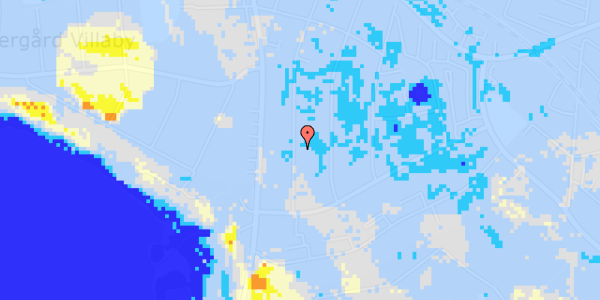 Ekstrem regn på Evavej 41