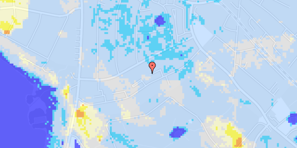 Ekstrem regn på Hejrebakken 55