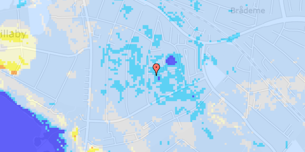 Ekstrem regn på Helenestien 2A