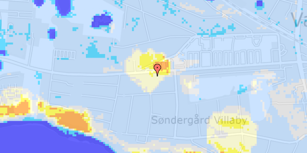 Ekstrem regn på Kirke Værløsevej 65