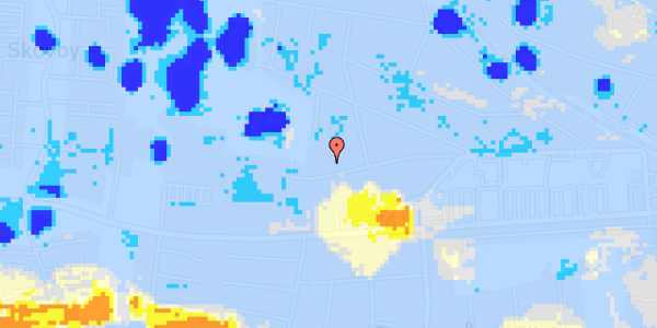 Ekstrem regn på Lathyrusvej 14