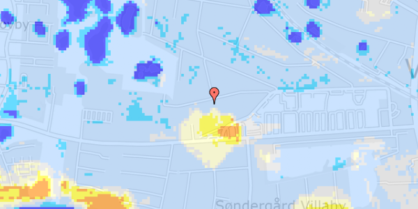 Ekstrem regn på Lathyrusvej 19