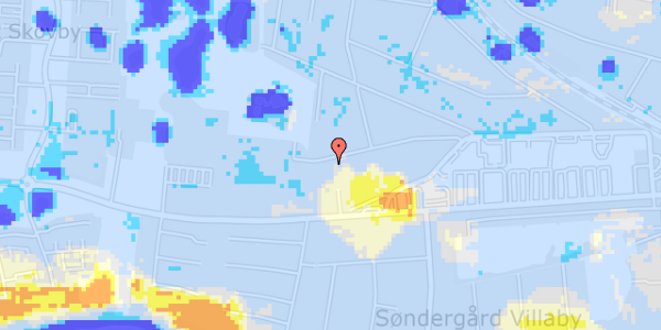 Ekstrem regn på Lathyrusvej 29