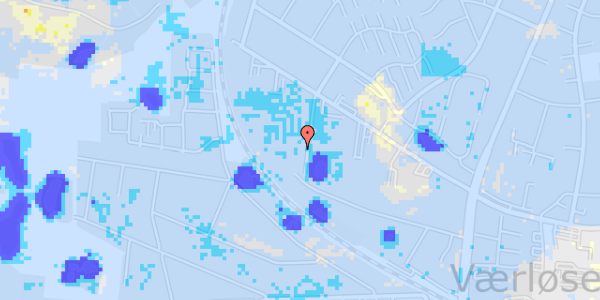 Ekstrem regn på Ryetvej 85, 2. th