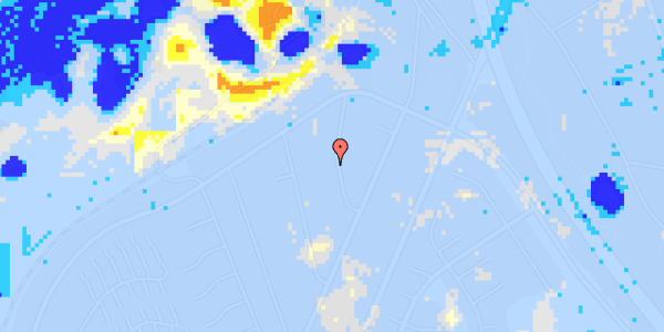 Ekstrem regn på Skovbakken 13