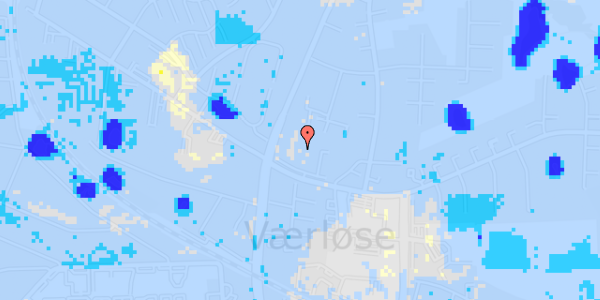 Ekstrem regn på Skovgårds Alle 13, 1. th