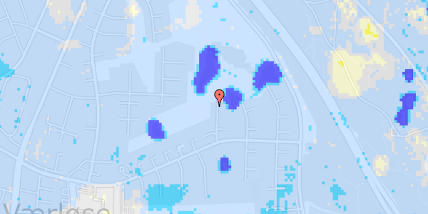 Ekstrem regn på Skovgårds Alle 249