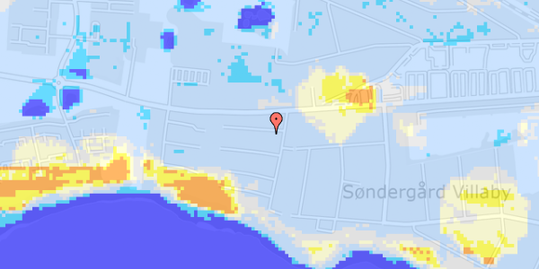 Ekstrem regn på Søndersø Park 26