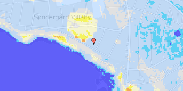 Ekstrem regn på Søndersøvej 28