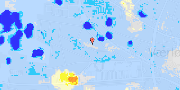 Ekstrem regn på Violvej 14