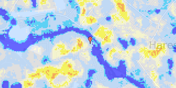 Ekstrem regn på Elme Alle 2