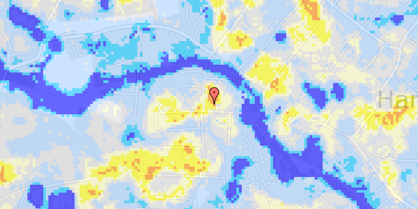 Ekstrem regn på Elme Alle 10